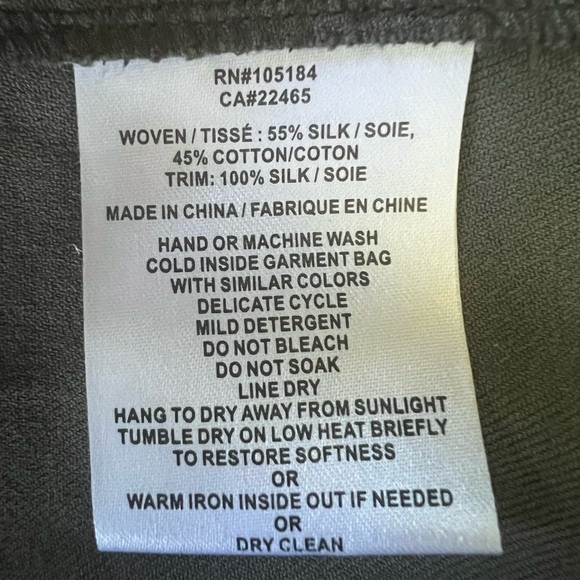 Go By Go Silk | Like New | Fringe | Size X-Small | Button Embellishments - Picture 9 of 9